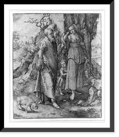 Historic Framed Print, Abraham repudiating Hagar,  17-7/8" x 21-7/8"