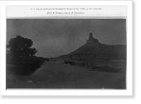 U.S. Topographical and Geological Survey of the Valley of the Colorado, by John Wesley Powell and A.H. Thompson Classic, Vintage Poster
