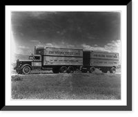 Double bottom Utah-Arizona Freight Lines truck Classic, Antique Print