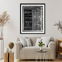 Historic Framed Print, Mammoth Exhibition,  17-7/8" x 21-7/8"