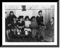 Black & White Photo - Judge William Hastie with NAACP youth council