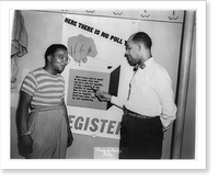 Antique Photo Print - Billy Strayhorn and Thomas L. Whaley standing