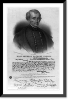 Historic Framed Print, Majr. General Zachary Taylor, ...,  17-7/8" x 21-7/8"
