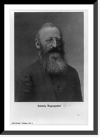 Historic Framed Print, Ludwig Anzengruber,  17-7/8" x 21-7/8"