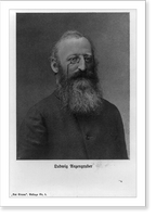 Historic Framed Print, Ludwig Anzengruber,  17-7/8" x 21-7/8"