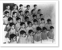 Historic Framed Print, Singing [choir] boys of Monterey [Calif.?],  17-7/8" x 21-7/8"