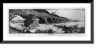 Historic Framed Print, Bridge at Harrisburg, [Pa.],  17-7/8" x 21-7/8"