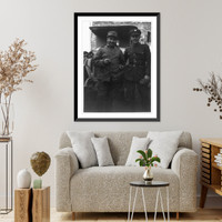 Capt. De Rosso of the Italian Sanitary Corps at the Italian Front during World War I standing with Pease Classic, Vintage Print
