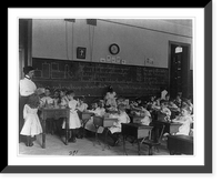 Historic Framed Print, [Small children studying geometry in a classroom in Washington, D.C.],  17-7/8" x 21-7/8"