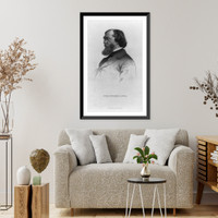 Historic Framed Print, James Freeman Clarke, 1810-1888,  17-7/8" x 21-7/8"