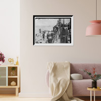 Historic Framed Print, MAINE Monument comm. On WYOMING - 3,  17-7/8" x 21-7/8"