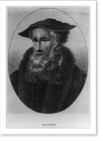 Black & White Photo - Heinrich Fullinger, 1504 - Antique Wall Decor Print