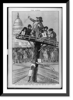 Historic Framed Print, An unsightly object - who will take the axe and hew it down,  17-7/8" x 21-7/8"