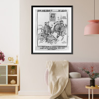 Historic Framed Print, Grin and bear it. ...And I say fie on nitpickers of the president's budget who are already asking,  'what",  17-7/8" x 21-7/8"
