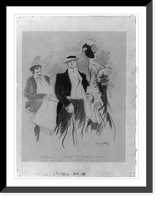 Historic Framed Print, Ah dame! Si j'aurais une femme comme &ccedil;a moi non plus jen'vendrais pas d'journaux,  17-7/8" x 21-7/8"