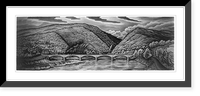 Historic Landscape - Mural by Paul Rohland in Mt. Union, Pa