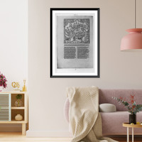 Vintage Americana Print - Medieval monks reading and writing