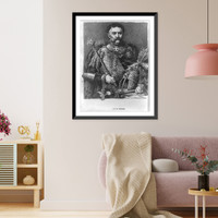 Jan III Sobieski, King of Poland, 1624-1696, Antique Poster