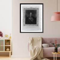 Historic Framed Print, Hardinge, Henry, Sir, 1st Viscount, 1785-1856,  17-7/8" x 21-7/8"