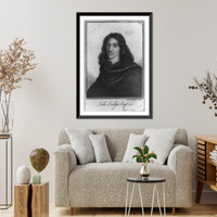 John Evelyn, 1620-1706, Antique Poster