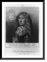 Historic Framed Print, Francois de Vendome, duc de Beaufort, 1616-1669,  17-7/8" x 21-7/8"