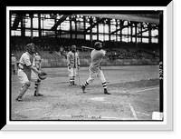 Historic Framed Print, John Hummel at bat, Brooklyn NL (baseball),  17-7/8" x 21-7/8"