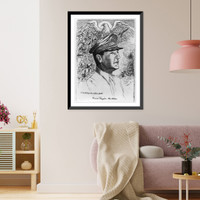 Gen. Douglas Mac Arthur, 1880-1964, Vintage Print