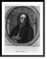 Historic Framed Print, James Gibbs, 1682-1754,  17-7/8" x 21-7/8"