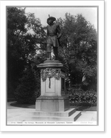 Monumento ad Alessandro Lamarmora, Torino, Italy, Antique Wall Art