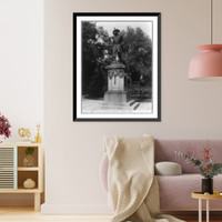 Monumento ad Alessandro Lamarmora, Torino, Italy, Antique Wall Art