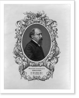Nickolai A. Nerasov, 1821-1877, Antique Print