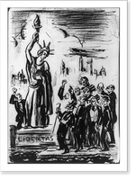 Chorus of parsons: Hey, take your arm down don't you know this is Sunday?"", Antique Print