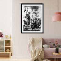 Chorus of parsons: Hey, take your arm down don't you know this is Sunday?"", Antique Print