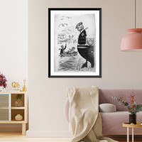 Hey! John! Give us a tow?, Vintage Print