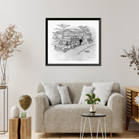 Speed it up, Joe, he's gaining on us"", Antique Wall Art