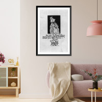 Vintage Americana Print - Christmas - We hope the thought of one man's
