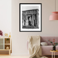 Historic Framed Print, Arch of Septimius Severus, Rome, [Italy],  17-7/8" x 21-7/8"