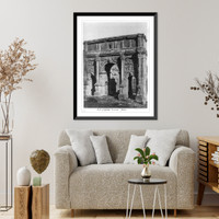 Historic Framed Print, Arch of Septimius Severus, Rome, [Italy],  17-7/8" x 21-7/8"