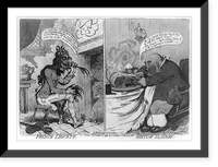 Historic Photo Print - French liberty - British slavery.Js. Gy. desn