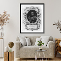 Historic Framed Print, Mikhail I. Skobelev,  17-7/8" x 21-7/8"