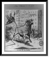 Historic Framed Print, Putting on the brakes,  17-7/8" x 21-7/8"