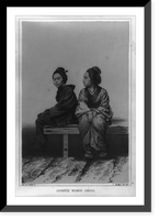 Japanese women, Simoda.dag. by E. Brown, Jr. ; T. Sinclair's lith., Phila, Antique Poster
