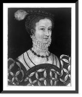 Historic Framed Print, Mary Stuart, Queen of Scots, 1542-1587,  17-7/8" x 21-7/8"