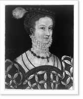 Historic Framed Print, Mary Stuart, Queen of Scots, 1542-1587,  17-7/8" x 21-7/8"