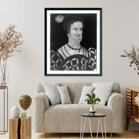 Historic Framed Print, Mary Stuart, Queen of Scots, 1542-1587,  17-7/8" x 21-7/8"