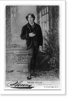 Oscar Wilde.Sarony. - 9, Antique Print