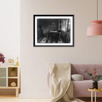 Living room of a studio apartment. Germany?, Vintage Poster