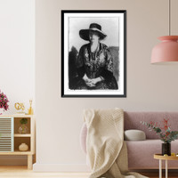The black hat (Emma in a black hat).Geo. Bellows, Historic Print