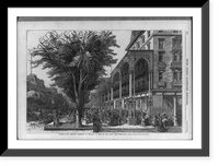 Saratoga - the afternoon promenade on Broadway in front of the Grand Union Hotel Classic, Antique Poster