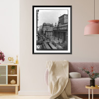 Forty Second St. looking West from Grand Central Station, Vintage Poster